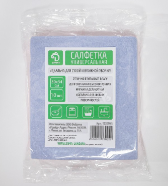 Набор салфеток универсальных Доляна 30×34 см (10 шт) 0280271