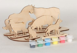 Фигурки "Домашние животные" 6 шт 027784