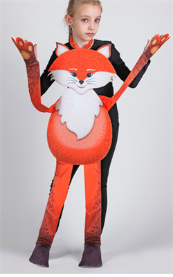 Лиса ростовая кукла 027812