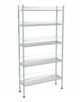 Стеллаж для тарелок и стаканов 895х270х1790(1810) 026317