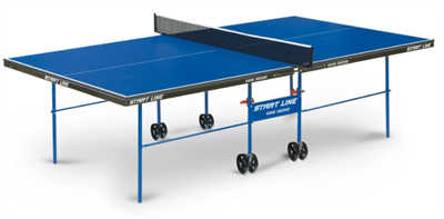 Стол теннисный Game с сеткой Синий 02179