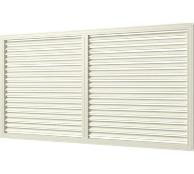 Радиаторная решетка 60х120 слоновая кость 026043