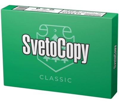 Бумага офисная А4, 80 г/м2, 500 л., марка С, SVETOCOPY CLASSIC, Россия, 146% (CIE) 0280183
