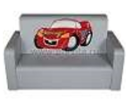 "Бегемотик" диван разборный с аппликацией 02043