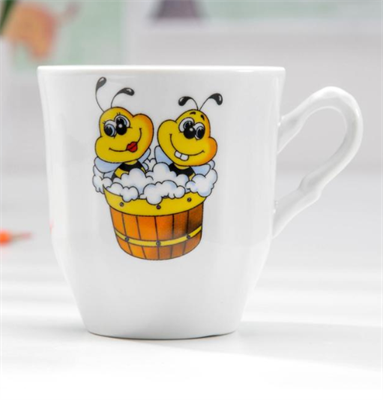 Кружка «Пчёлы», 250 мл, фарфор 026306