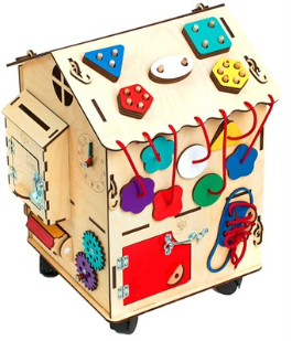 Бизиборд Бизи-дом (30х30х40) 0280420