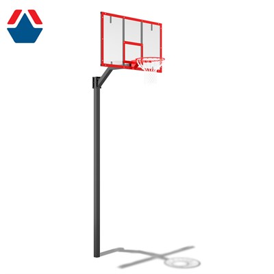 Стойка баскетбольная регулируемая под бетонирование вынос 1200мм (столб 100х100) ОС-10314