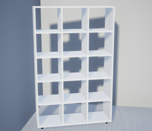 Стеллаж открытый 1110х350х1850 Ячейка 350х350 0282118 - фото 1419186