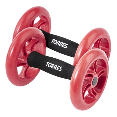 Ролики для пресса TORRES PL52215, 2 шт, до 110 кг 32828