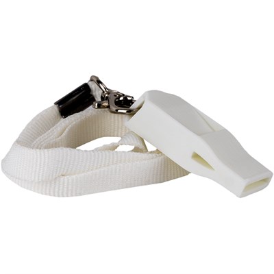 Свисток профессиональный JUMPfs, без шарика, на ленте с карабином 32879