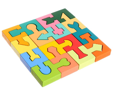 Детский развивающий конструктор «Собери по частям» 16×16×1,5 см 027256