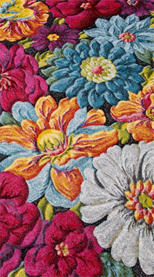 Ковер 1.2 * 1.8м - цветы 0281946