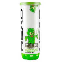 Мяч теннисный детский HEAD T.I.P Green уп.3 шт, фетр,нат.резина,желто-зеленый 026463