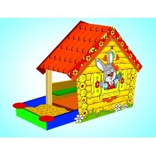 Домик №13 "Домик зайца с песочницей" 02830337