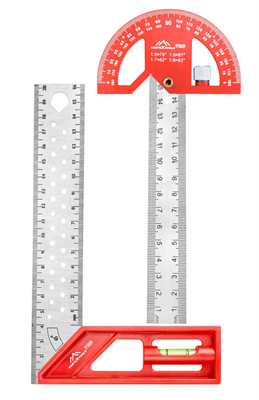 Набор угольников vertextools PROFI для столярных работ, 2 предмета, линейка разметочная + угольник bA0o3Svbjqw6OlcR06bh53