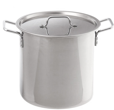 Котел КАТУНЬ Общепит 40 л, 40х36,5см, индукция, нерж, тройное дно 027386