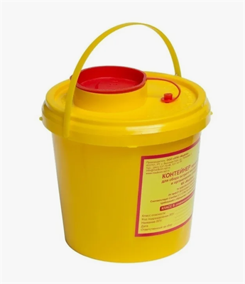 Контейнер для сбора острого инструментария (игл, лезвий, скальпелей и т.д.) класса Б и В, 0sjAE08Fjp0r84ctQZM2W1