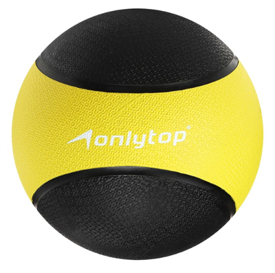 Медицинбол, 1 кг, цвет жёлтый 026556