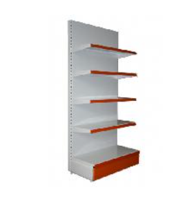Стеллаж пристенный без фриза 1200Х500Х2350 мм 026522