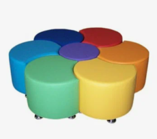 Комплект пуфов-трансформеров "Семицветик" - 7 штук 0283095934