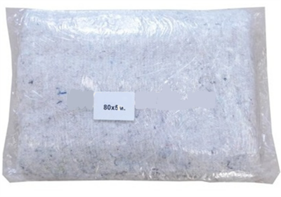 Полотно х/б нетканое х/п, ширина 80 см КУСОК по 5 метров 027499