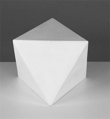 Геометрическая фигура ОКТАЭДР, 15 х 18 см (гипсовая) 02829233
