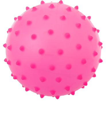 Мячик массажный, матовый пластизоль d=8 см, 15 г, цвет МИКС 026561