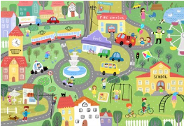 Игровое поле Город (акс) 027896