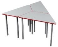 КОМПЛЕКТ СТОЛОВ ТРАПЕЦИЯ "ТРЕУГОЛЬНИК" ТОЧКА РОСТА 0280640