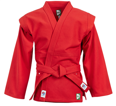 Куртка САМБО Мастер FIAS Approved красная 0283095036