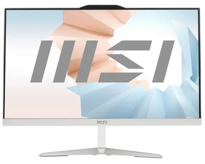 23.8" Моноблок MSI Modern AM242 белый, Intel Core i3-1215U, 2x1.2 ГГц, IPS, Full HD (1920x1080), 8 ГБ DDR4, SSD 256 ГБ, без ОС 026636