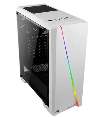 Корпус ATX Aerocool Cylon, Midi-Tower, без БП, белый 0283096133
