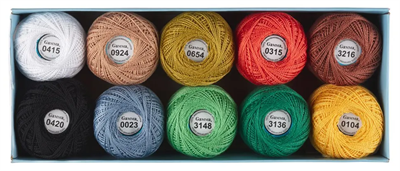 Пряжа "Gamma" Ирис ассорти 100% хлопок 10 х 10 г 82 м 3 м №25 0283095196