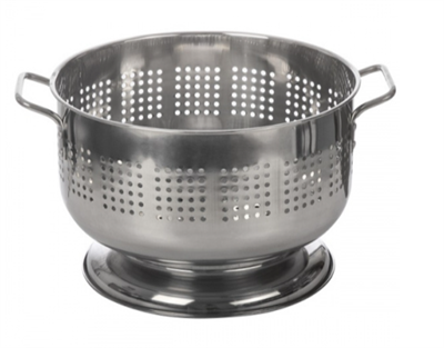 Дуршлаг 38см, 17,5л, на подставке, нерж 0280926