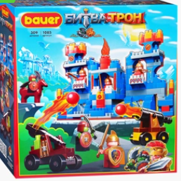 Конструктор 1085 "Битва за трон" (катапульта, пушка, крепость, лучники) 0280325