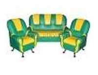 Комплект мягкой игровой мебели «Добрый Гном на хромированных ножках» 02059