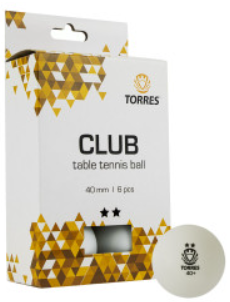 Мяч для настольного тенниса TORRES 02169