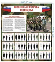 Стенд Военная форма одежды 028309071