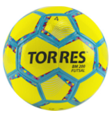 Мяч футзал. TORRES Futsal BM 200, р.4, 32 панели. TPU, 4 подкл. слоя, желтый 01656