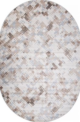 Ковер D958 - CREAM - Овал (3.00x4.00 м.) 02830962716