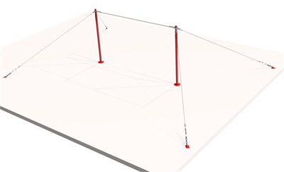 Перекладина гимнастическая универсальная эконом 8748