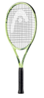 Ракетка б/т HEAD MX Attitude Elite Gr2 для любителей, алюминий,со струнами, лаймовый 0281321