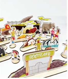 Набор фигур "Зоопарк" 21 шт 027785