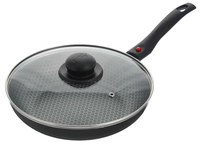 Сковорода антипригарная 28см с крышкой, со съемной ручкой. 0283095224