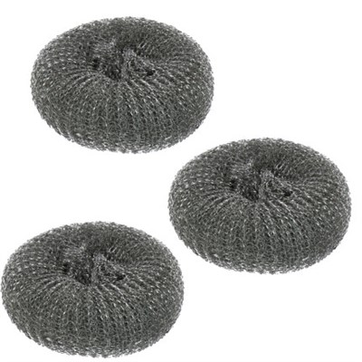 Губка металлическая для посуды, 3 шт/уп 026210