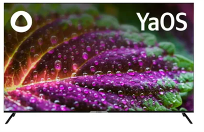 65" Телевизор Hyundai H-LED65BU7003, 4K Ultra HD, черный, СМАРТ ТВ, YaOS 0282388