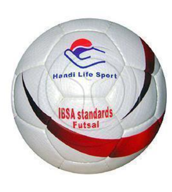 Мяч футбольный звенящий (стандарт IBSA), размер 3 0281356