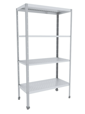 Стеллаж 1200х600х1850(1870) полки перфорированные 026320