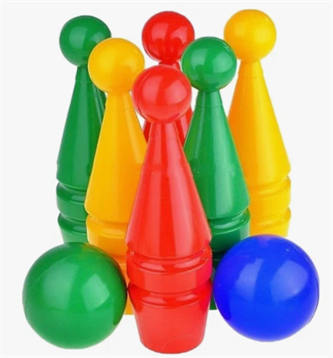 Боулинг 8 предметов ( кегли 6шт., шар 2шт.) 0280530