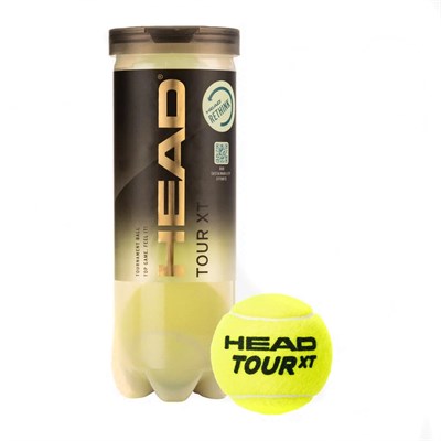 Мяч для большого тенниса HEAD Tour XT 3B, упаковка 3 мяча, ITF 60402